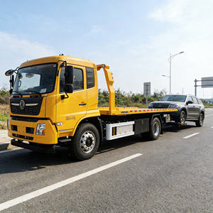 Dongfeng 6x2 <b>Flatbed</b> Tow <b>Truck</b> | 15T Capacity, Cummins Engine, Euro 2-6, Customizable Road Wrecker <b>Truck</b> - Product Image 1