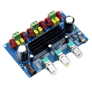 Placa amplificadora de potencia de Audio Digital BT de 100W + 2*50W, receptor de Metal para el hogar y placa amplificadora con TPA3116D2 100W + 2*50W - Product Image 1