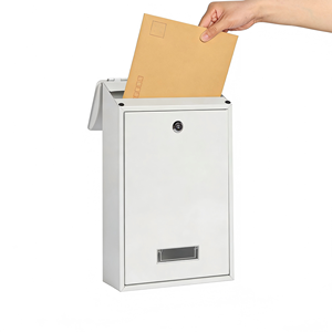 Buzón <span class=keywords><strong>de</strong></span> sugerencias <span class=keywords><strong>de</strong></span> <span class=keywords><strong>la</strong></span> marca ZKJ, origen Zhejiang, con cerradura, para montaje en pared, para quejas, informes, <span class=keywords><strong>opiniones</strong></span>, para escuelas y empresas. - Product Image 4