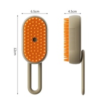 Brosse à vapeur anti-statique rechargeable par USB pour le toilettage des chiens et des chats, en plastique, pour éliminer les poils – Offre spéciale