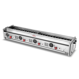 HOUSHAN A8 Series 4 Controls Professional Commercial Smokeless Stainless Steel <b>BBQ</b> LPG/ High Temperature A8-4 Control - Product Image 4
