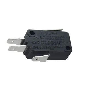 Vendita calda Micro interruttore 3 Pin terminali 16A 1NC 1NO mini interruttore a cerniera diritta interruttore a leva per umidificatore