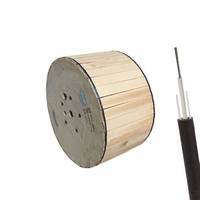 Cable de Fibra Óptica Monomodo GYFTY para Exteriores G652D de 1 km y 2 km en Tambor de Madera con Cable de Fibra FRP GYFTY