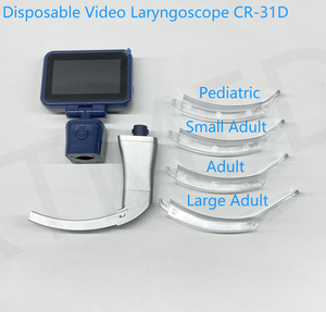 Cerrahi Aletler 6 Boyutta Bıçaklar Zorlu Hava Yolu Entübasyonu Mill Mac D Bıçakları Yeniden Kullanılabilir Video Laringoskop - Product Image 5