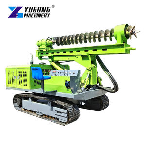 Máquina Perforadora de Pilotes Solar para Maquinaria de Construcción, Perforadora de Pilotes de Tornillo Rotatorio sobre Orugas en Venta - Product Image 1