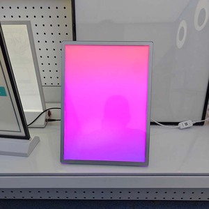 RGB Light Box <b>A2</b> Size RGB Color Backlit Light Box Customized Poster Aluminium <b>Frame</b> Tempered Glass Wall Art Light Picture <b>Frame</b> - Product Image 3