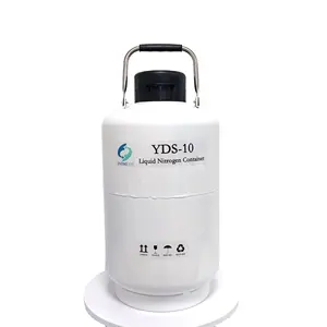 10L bouteille de gaz d'azote liquide de haute qualité bidon cryogénique YDS 10 litres réservoirs d'azote liquide de sperme