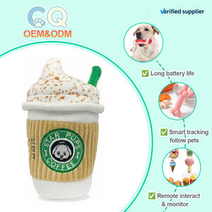 Jouet en peluche interactif pour animaux de compagnie en forme de chien, modèle 2026 C&Q OEM, rechargeable, anti-ennui, distributeur de friandises, pour l'entraînement et le mouvement - Product Image 1