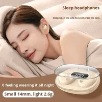 Mini écouteurs sans fil Bluetooth, écouteurs intra-auriculaires, longue durée de lecture, son stéréo, basses profondes, affichage numérique, légers