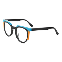 Lunettes en acétate faites à la main, lunettes vintage bloquant la lumière bleue, lunettes optiques en acétate sur ordonnance
