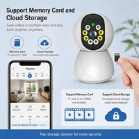 Kamera WiFi 720P Tersedia, Sudut Lebar 360 Derajat, Video Berwarna, Perangkat Keamanan Dalam Ruangan, Pelacakan Gerakan, Penglihatan Malam, Audio Dua Arah