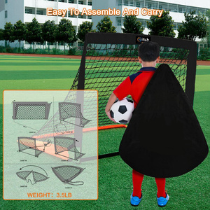Portatile Full Field Trainer Net squadra pieghevole portiere di formazione sport Club giochi con la palla Base in metallo configurazione rapida per bambini <span class=keywords><strong>obiettivo</strong></span> di calcio - Product Image 6