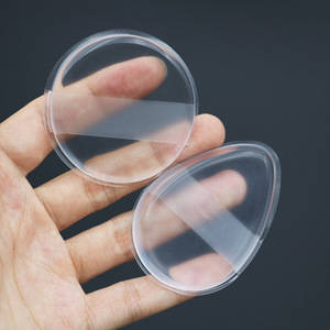 Houppette en silicone pur transparente et souple comme de la gelée, ne retient pas la poudre et est facile à <span class=keywords><strong>nettoyer</strong></span> - Product Image 3