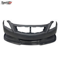 Parachoques de Fibra de Vidrio G37, Compatible con Modelos Infiniti G37 de Dos Puertas 2007-2013, Modificado con Parachoques de Fibra de Vidrio IPL
