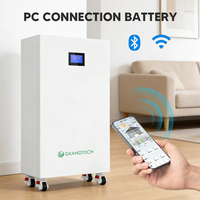 Batterie au lithium-ion phosphate de fer LiFePO4 montée sur rack de 20 kWh, 24 V, 48 V, 400 Ah, 100 Ah, 200 Ah, 300 Ah, rechargeable, stockage d'énergie solaire