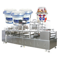 Machine de remplissage et de scellement de tasse de cube de crème glacée de paquet de gelée de sauce aux pommes d'emballage quantitatif automatique de condiment de HNOC
