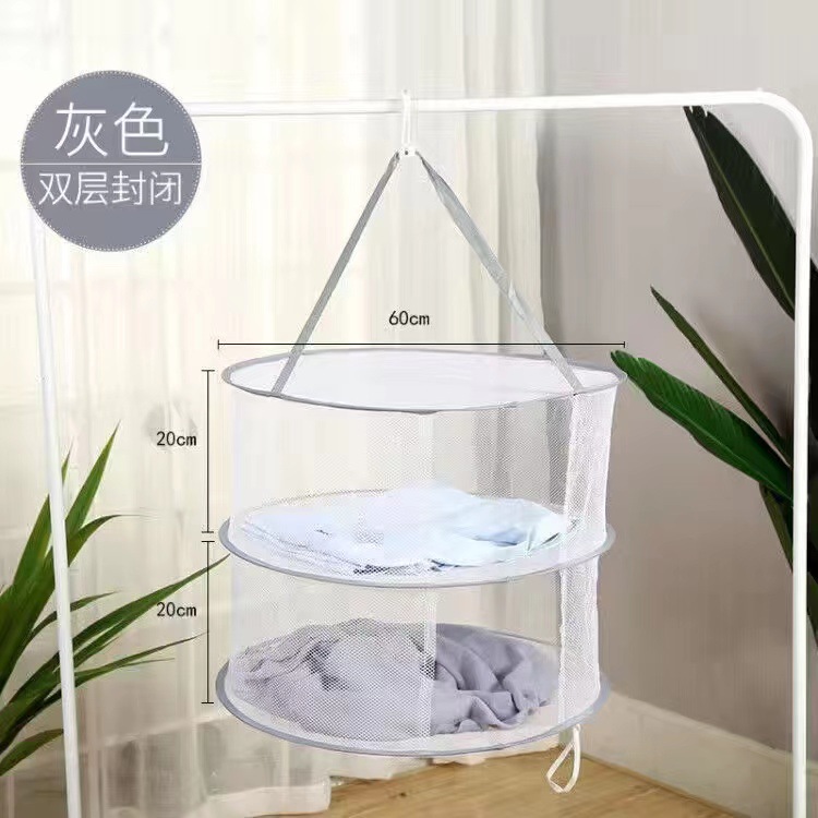 Gris, doble capa, cerrado.