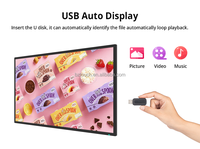 Pantalla LCD Inteligente de 2500 Nits, Legible Bajo la Luz Solar, para Escaparates, Señalización Digital Vertical, Pantalla Comercial para Anuncios
