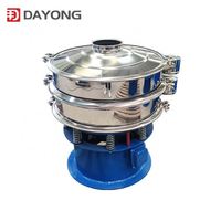 Machine de tamisage vibratoire industrielle en acier inoxydable, moteur, pompe, nouveau, faible bruit, séparateur rotatif circulaire, tamisage de poudre