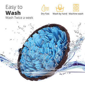 Оптовая продажа, забавный серый коврик для домашних питомцев, синий интерактивный коврик для собак - Product Image 5