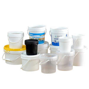 Secchio di Plastica Bianco Vuoto da 5 Galloni con Coperchio e Manico, Barile da 20 Litri, Vendita all'Ingrosso - Product Image 2