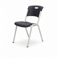 Chaise d'entraînement compacte haut de gamme, emballée en carton, respectueuse du plancher, raffinée, absorbant les chocs, pour conférences, salles de classe et lieux événementiels