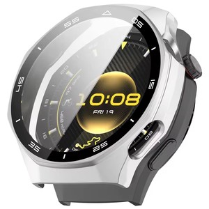 Protector de Pantalla de Vidrio Templado Oficial + Funda Rígida de PC para Reloj <span class=keywords><strong>Huawei</strong></span> Watch GT6 Pro de 46 mm, Cristal Protector Antirrayaduras con Escala - Product Image 2
