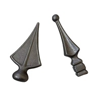 Ornements en fer forgé de 6 pieds à bas prix pour portails, design européen moderne, modélisation 3D disponible