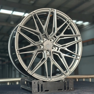 ล้อแม็ก SHIN Forged HF-7 สีไฮเปอร์แบล็ค ขนาด 19 20 21 นิ้ว น้ำหนักเบา ดีไซน์สปอร์ต แบบอินเตอร์ล็อค ผลิตจากอะลูมิเนียมอัลลอยด์ 5x112 5x120 ขายดี สำหรับ RS6 C5 - Product Image 1