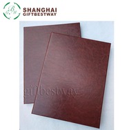Livre de vin personnalisé 3 Couvertures de panneau Supports en bois Couverture de menu