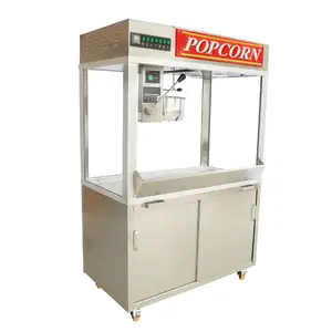 China Groothandelsprijs Elektrische Automatische Popcornmaker Popcorn Making Machine Commerciële Popcorn Machine Pop Corn Machine