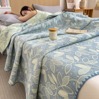 Couverture fraîche 100% couverture en mousseline de coton artisanat doux pour chambre à coucher sommeil confortable améliorer le Style de la maison