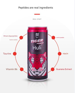 Бесплатные образцы безсахарных обезжиренных функциональных напитков алюминиевая баночка с добавлением женьшеня вода кофеин Таурин инозитол халяль - Product Image 2