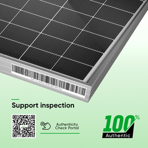 แผงโซลาร์เซลล์ N Type Topcon BIPV 550W 570W 580W 590W แบบสองหน้าสำหรับหลังคา - Product Image 3