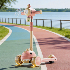 <span class=keywords><strong>Patinete</strong></span> Musical Inteligente con Burbujas, Plataforma de Plástico Plegable para Niños de 3 a <span class=keywords><strong>6</strong></span> <span class=keywords><strong>Años</strong></span>, en Oferta - Product Image 1