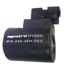 Bobine de pompe hydraulique <span class=keywords><strong>M16</strong></span>-24D-26W-DE M1624D26WDE <span class=keywords><strong>M16</strong></span> 24V 26W DE pour machine 17116551 171150719 171149519 électrovanne - Product Image 4