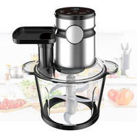 Machine à hacher la viande professionnelle multifonctionnelle, manuelle/électrique à gaz, en acier inoxydable, capacité 2L-3L, hachoir à viande