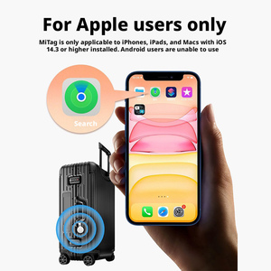Localizador <span class=keywords><strong>GPS</strong></span> Bluetooth Find My |   Dispositivo Antipérdida de Plástico Impermeable Compatible con AirTag para la Seguridad de Mascotas, iOS/Android, 1 Año de Batería - Product Image 3