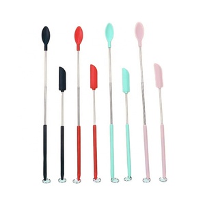 Wholesale Baby Tableware Set Silicone Telescopic Spoon Bottle ScraperJam <b>Jar</b> <b>Cookie</b> Spatula for Ladies Personal Skincare Tools - Product Image 1