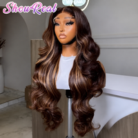 Peluca de Cabello Humano Vietnamita Virgen SDD, Rizos Voluminosos, Densidad 250%, Sin Pegamento, Lista para Usar, Encaje Frontal HD 13x6, Precortada y Predecolorida