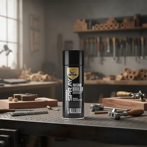 Spray Negro Brillo 200Ml Multi Superficie Metal Wood Craft Paint - Product Image 2