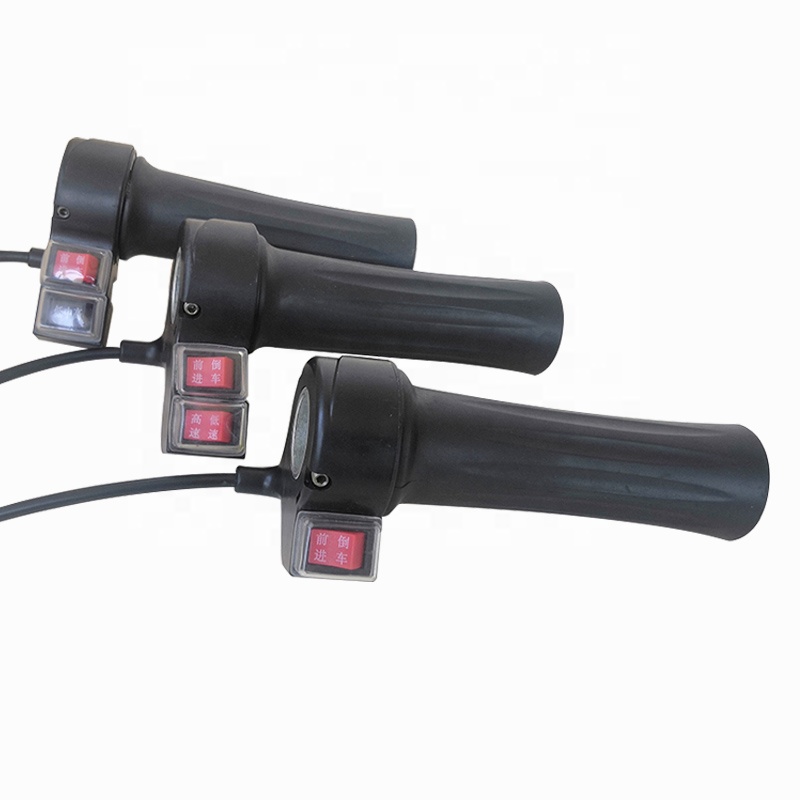 Электрическая трехколесная Ручка Дроссельной заслонки, бесщеточная Водонепроницаемая крышка, трехскоростная тележка, переключатель управления скоростью движения вперед и назад