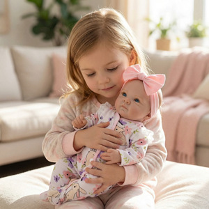 Yeezwood - <span class=keywords><strong>Muñeca</strong></span> Bebé Reborn de Silicona de 45 cm, <span class=keywords><strong>Muñeca</strong></span> Bebé Niña con Accesorios Gratis, <span class=keywords><strong>Muñeca</strong></span> Reborn de Silicona Realista para Niñas - Product Image 4