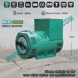 YANAN Máy Phát Điện Dòng SLG454 Màu Đen Máy Phát Điện Không Chổi Than Máy Phát Điện Xoay Chiều Dây Đồng 100% - Product Image 3