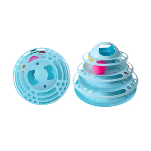 Nouveau Design Interactif En Plastique Pour Animaux de Compagnie Chat Disque Jouet de <span class=keywords><strong>Griffoir</strong></span> de Chat Jouets - Product Image 5