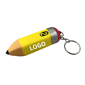 Llavero de Lápiz de Espuma PU Personalizado para el Día del Maestro o Graduación, Antiestrés, con Logotipo Personalizado - Product Image 1