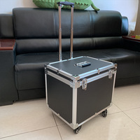 Boîte à outils en alliage d'aluminium personnalisée en usine, chariot de maintenance pour meubles de beauté, étui à outils en PP, ODM personnalisé, instrument d'aviation, ISO9001