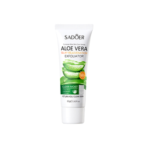 Nettoyant visage OEM SADOER, gel d'aloe vera naturel, exfoliant pour éliminer les peaux mortes, gel exfoliant pour le visage - Product Image 1