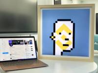 22 33 pouces carrés Android mince cadre photo numérique portefeuille moniteur artiste intérieur 2k 4k nft écran avec logiciel nft