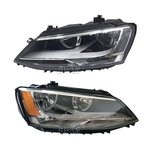 ชุดไฟหน้าฮาโลเจนสำหรับรถยนต์ Volkswagen Jetta Mk6 ปี 2012-2018 รุ่นยุโรปและอเมริกา - Product Image 1